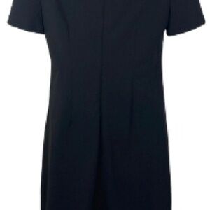 Elegant Black Short Sleeve Dress